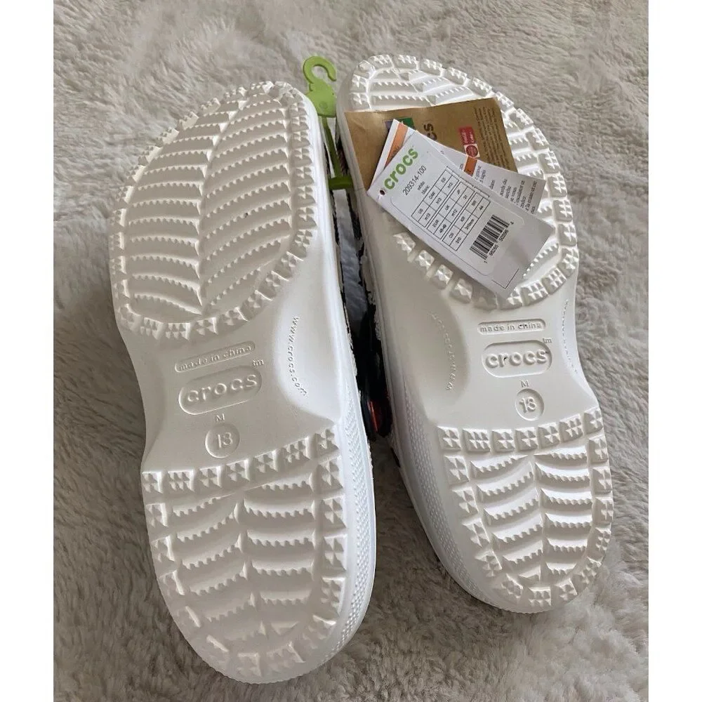 Crocs Coca-Cola Classic Polar Bear Clogs With Jibbitz 209314-100 Men’s Sz 13 NEW